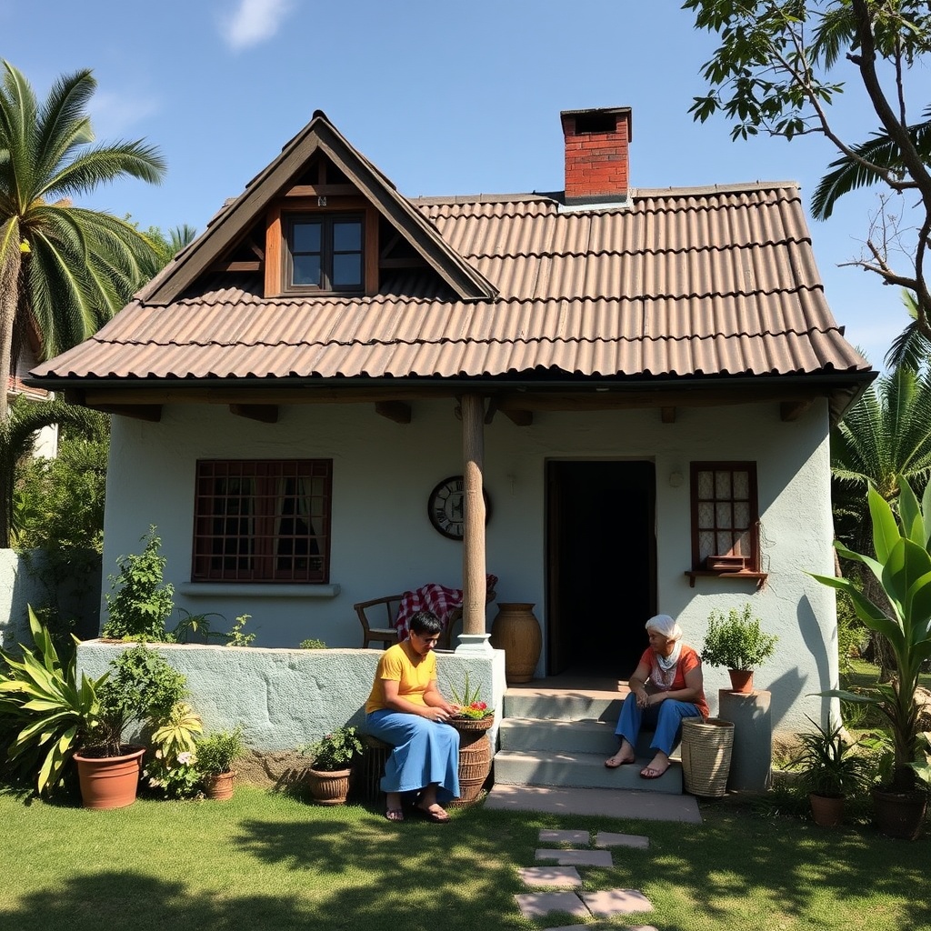 AI generated image by FLUX.1-schnell: una casa de billetetes y una familia millonaria y una familia pobre
los ricos estan ayudando a los pobres