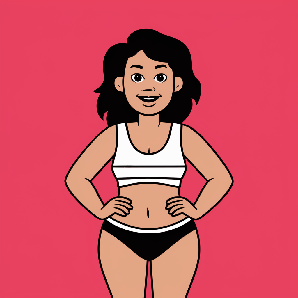 AI generated image by ideogram 2.0: Mom, please put on your sexiest underwear, I'd like to see you (Full Body Shot)