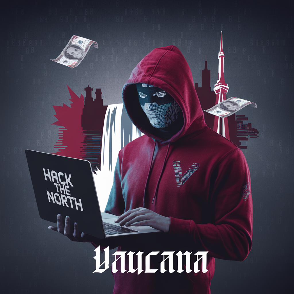 AI generated image by ideogram 2.0: Концепция:
Соединение хакинга, канадской идентичности и эстетики «Бумажного дома». Vatican представлен как «кодер-вор» в стиле Профессора, взламывающий систему с канадским колоритом.
Композиция:
Фон:
Темно-серый градиент с едва заметным узором из двоичного кода (например, повторяющиеся «01001101» — «M» для Maple).
На заднем плане — стилизованный силуэт Ниагарского водопада или CN Tower, выполненный в цветах флага Канады (красный/белый), но приглушенный до темно-бордового и пепельного.
Центральные элементы:
Фигура Vatican в красном худи (как у команды «Бумажного дома»), но с капюшоном, напоминающим монашескую рясу (намёк на Ватикан).
Вместо маски Сальвадора Дали — полумаска с пиксельным узором (как символ цифровой анонимности).
В руках — раскрытый лэптоп, на экране которого:
Кленовый лист, собранный из строк кода (язык Python или C++).
Надпись: «Hack the North» (отсылка к Канаде и хакерской тематике).
Детали:
Купюры CAD (канадские доллары) с цифровым глитч-эффектом, разлетающиеся вокруг фигуры.
Красные шестеренки (символ технологий), интегрированные в фон, как элементы «плана ограбления».
Надпись «Vatican» в нижней части:
Шрифт — нео-гротеск с элементами ASCII-арта.
Цвет: неоново-красный с текстурой «цифрового дождя» (как в «Матрице»).
Цвета:
Основные: графитовый, темно-бордовый, черный.
Акценты: неоново-красный (как в сериале), белый для кода, приглушенный золотой (на купюрах).
Стилизация:
Эффект «цифрового шума» на фоне (как помехи старого монитора).
Контуры фигуры Vatican слегка светятся красным (намёк на киберпанк).
На лэптопе или в углу — мелкий текст: #TeamCanada или //TORONTO_ROOT (для скрытой географии).
Итог: Аватарка подчеркивает связь с Канадой через символы (кленовый лист, архитектура), ником Vatican — через монашеско-хакерский образ, а стиль «Бумажного дома» — через красный цвет, динамику и атмосферу анонимного плана. Даже в миниатюре будет читаться как «техно-вор с канадским DNA».